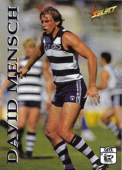 1995 Select AFL #289 David Mensch Front